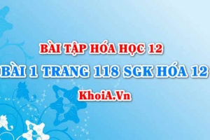 Bài 1 trang 118 SGK Hoá 12: Tính chất hóa học của kim loại kiềm thổ, hợp chất quan trọng của kim loại kiềm thổ